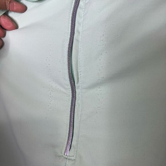 🍋Lululemon Run: Warm Up Crew Fresh Teal Mint Green size 4 - Picture 12 of 14